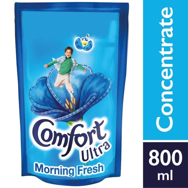 Comfort Ultra Concentrated Fabric Conditioner Morning Fresh Refill (800ml)
