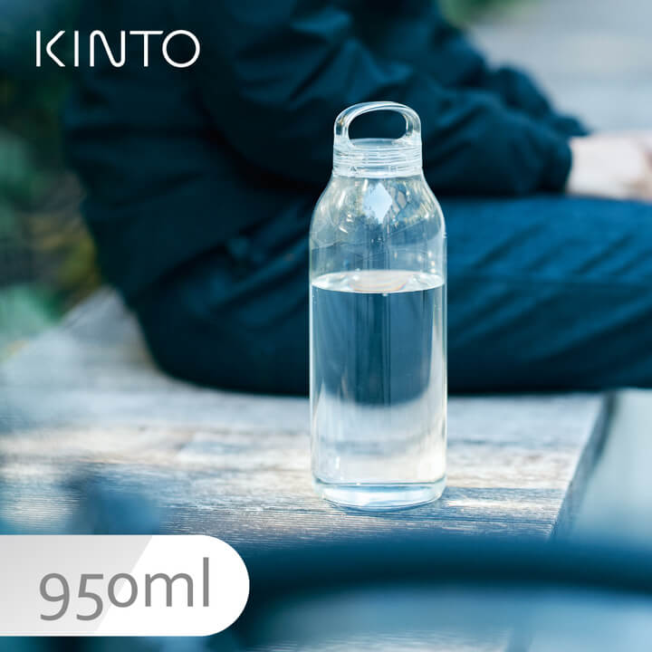 KINTO / WATER BOTTLE 輕水瓶950ml清透晶