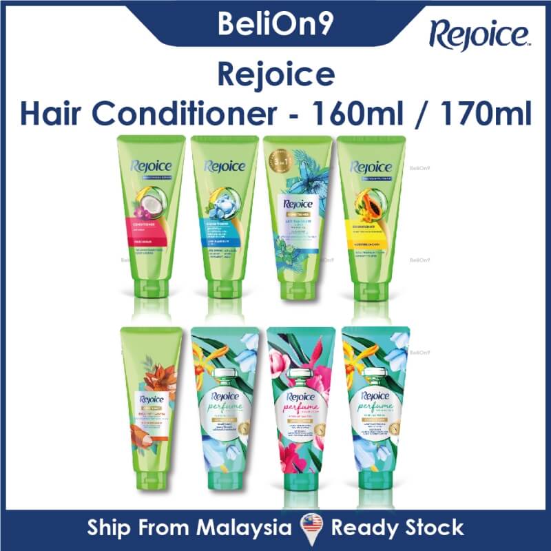 [BeliOn9] Rejoice Hair Conditioner 160ml / 170ml Anti Dandruff Perfume Smooth Moisture Smooth