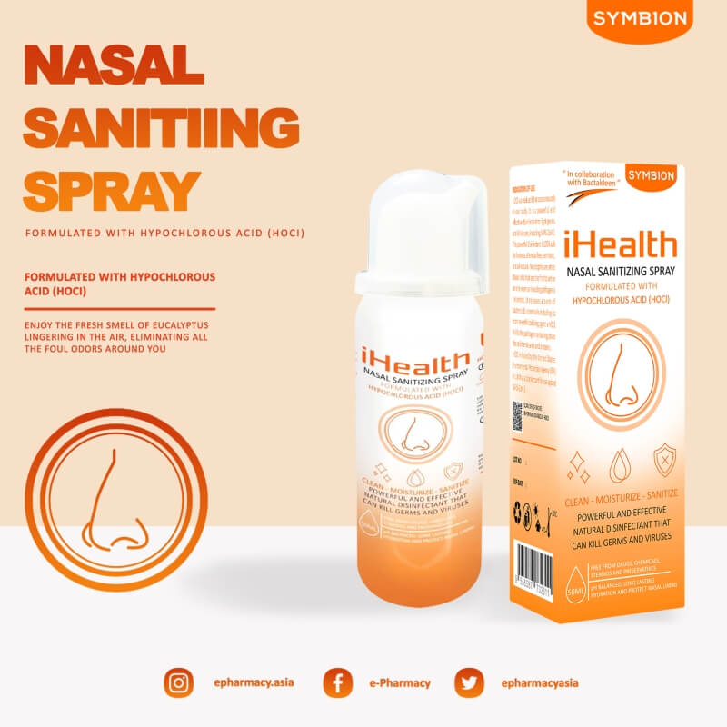 IHEALTH NASAL SANITIZING SPRAY 50ML