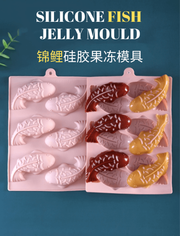 Silicone Fish Jelly Mould - Jelly/Pudding/Chocolate/Soap Mould