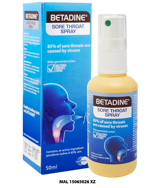 (READY STOCK) Betadine™ Sore Throat Spray 50mL