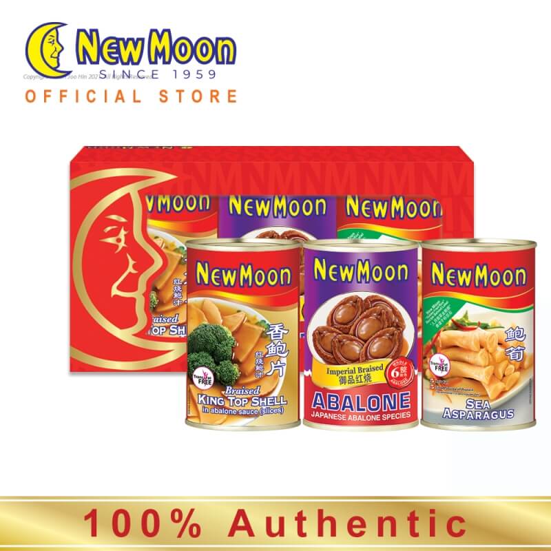 3s Gift Set CN Braised Abalone 6pcs + KTS Slices +Asparagus