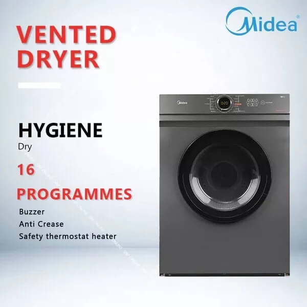 Midea 7.0kg Hygiene Vented Dryer - MD-100A70