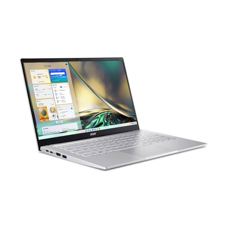 Acer Swift 3 SF314-512-74VS Notebook NX.K0FSM.004 Pure Silver | Intel Core i7-1260P| 16GB Ram| 1TB SSD | Intel Iris Xe Graphics| 14-Inch QHD IPS Slim Bezel| Window 11| Preloaded Microsoft Office Home & Student