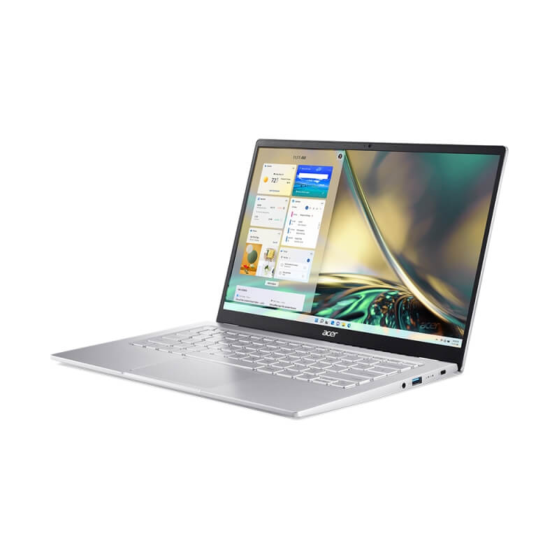 Acer Swift 3 SF314-44-R5LV Notebook NX.K0USM.001 Pure Silver| AMD Ryzen 5| 8GB Ram| 512GB SSD | AMD Radeon Graphics| 14-Inch FHD| Window 11| Preloaded Microsoft Office Home & Student