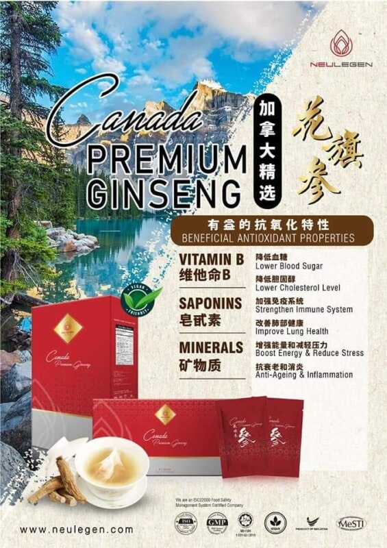 Neulegen Canada Premium Ginseng Tea 加拿大花旗参茶