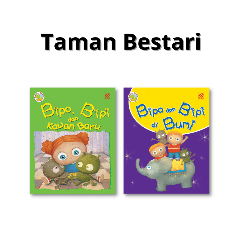Pelangibooks Buku Cerita Bahasa Melayu Siri Taman Bestari (2 dalam 1 set)