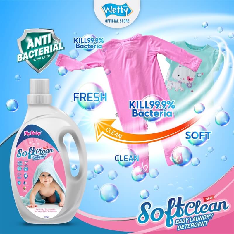 Mybaby Antibacterial Baby Detergent With Softener (2L)