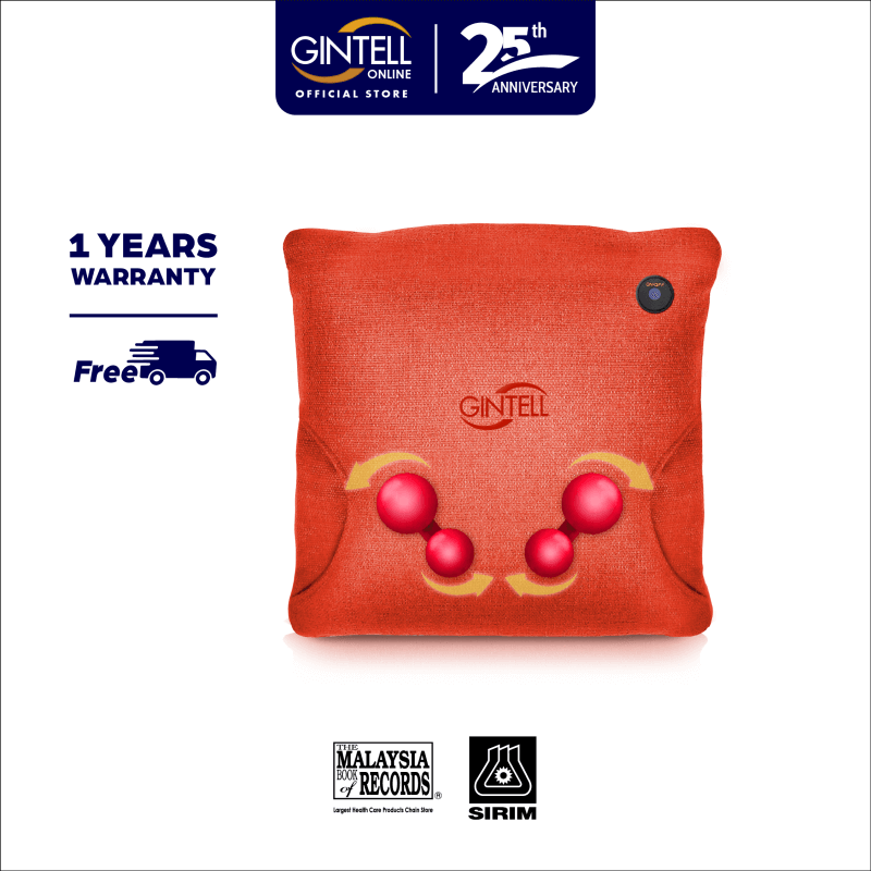 [FREE Shipping] GINTELL G-Presso Portable Massage Pillow