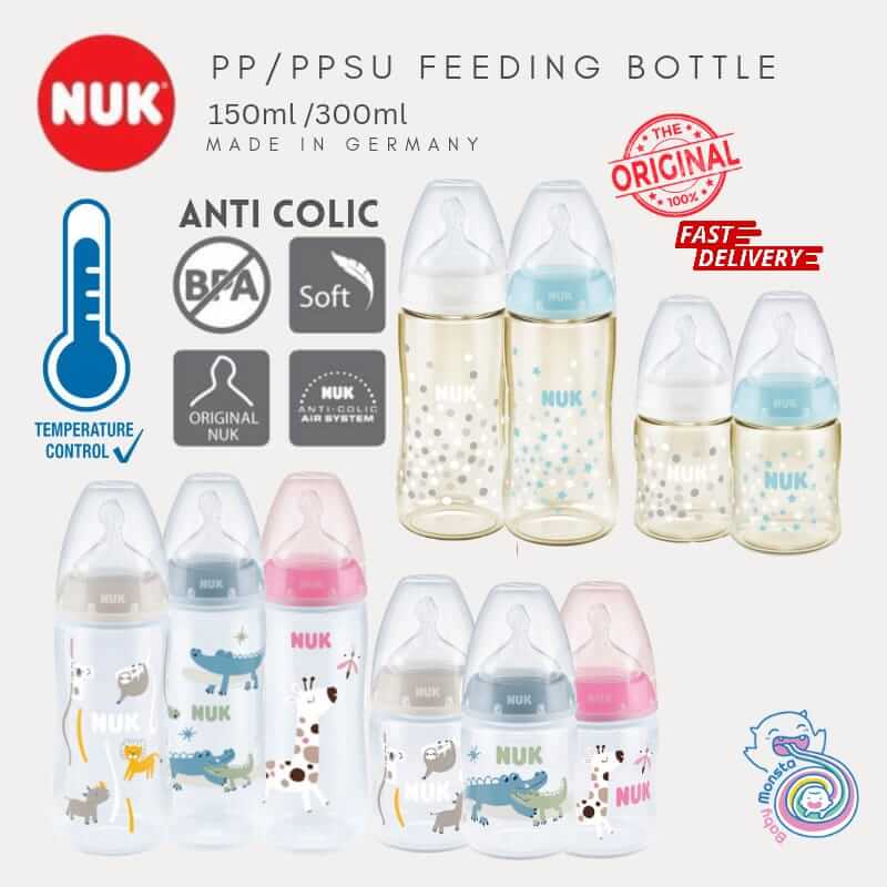 Baby Monsta NUK Original PP / PPSU Material Premium Choice Feeding Bottle 150ML /300ML