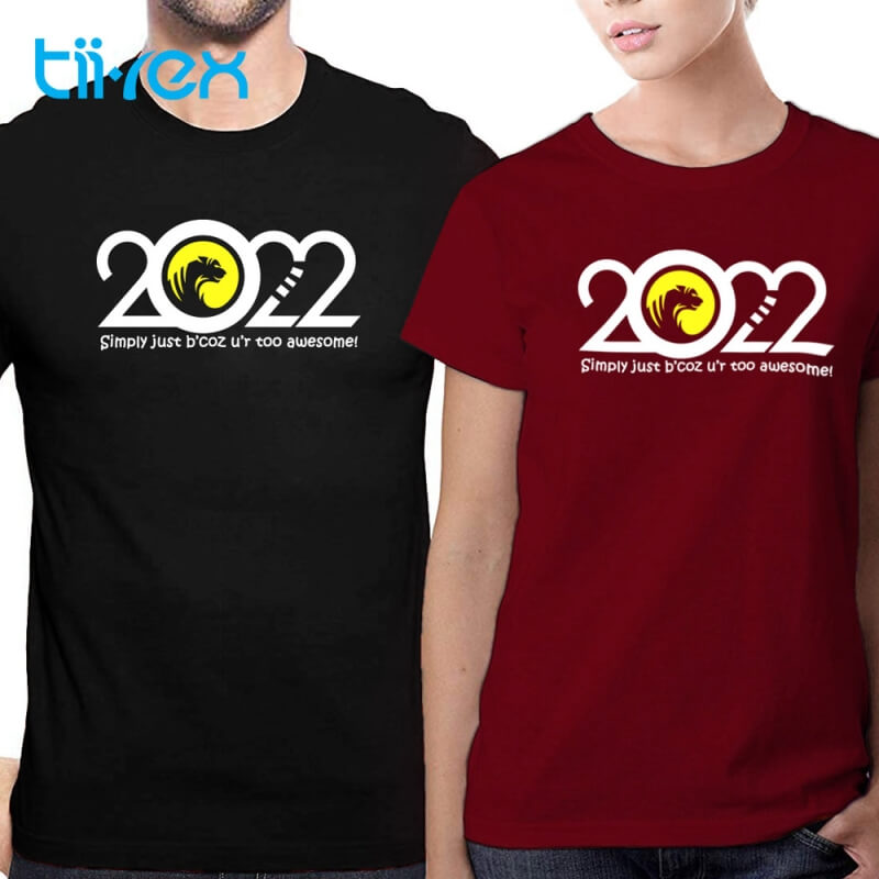 Tii-Rex 2022 Tiger Year Chinese New Year Tiger T Shirt Baju Tahun Baru Cina 新年T恤 2022