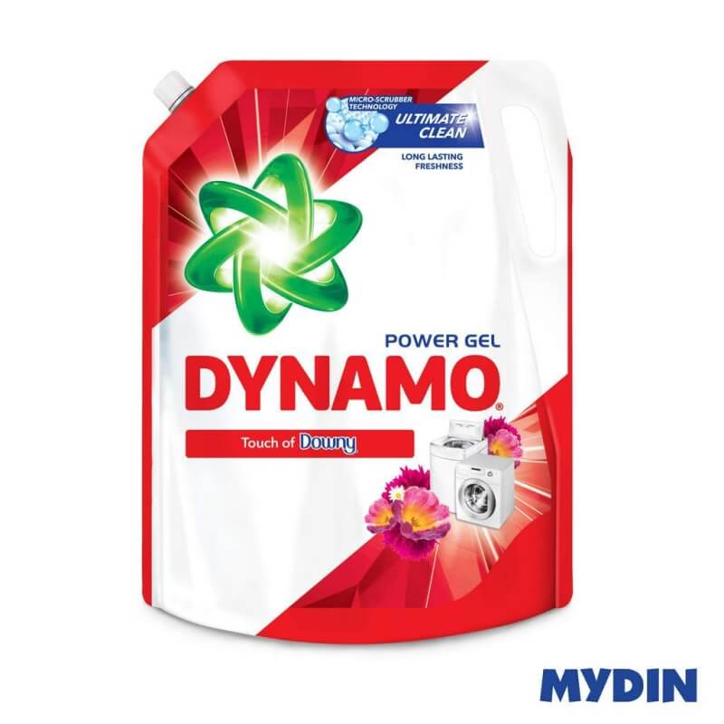 Dynamo Power Gel Touch of Downy Concentrated Liquid Detergent Refill (2.4kg )