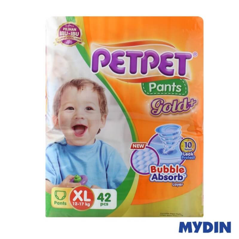 PETPET Pants Gold+ Super Jumbo Pack - XL42 (1 Pack)