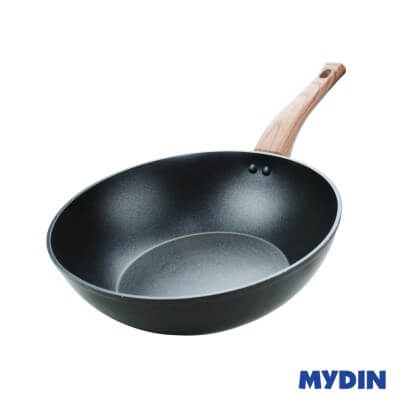 Fukuro Kanzen Wok Pan Nonstick Forged 28cm HH3005