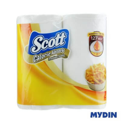 Scott Calorie Absorb Premium Kitchen Towel (55’s x 2ply)