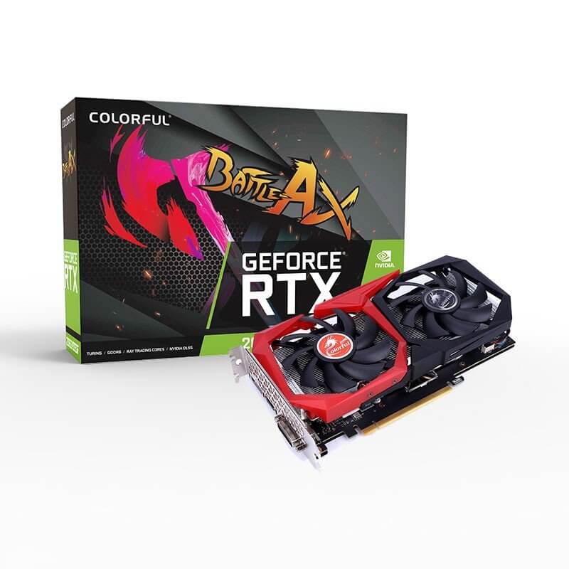 Second-hand Colorful Rainbow GeForce RTX 2060 SUPER, Graphics Card and high quality games