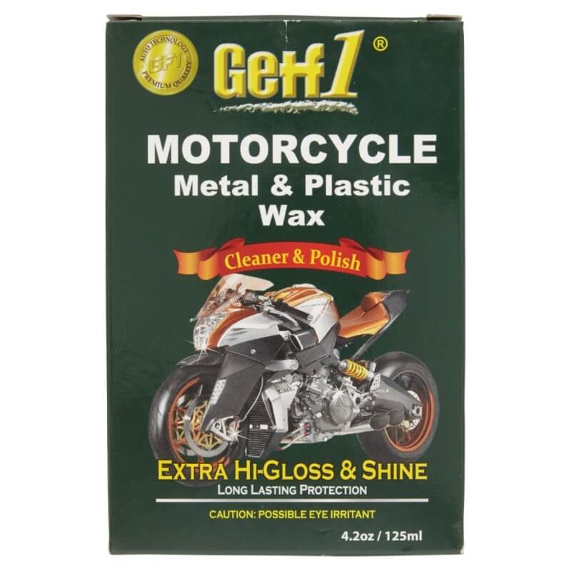 Getf1 Motorcycle Metal & Plastic Wax (125ml)