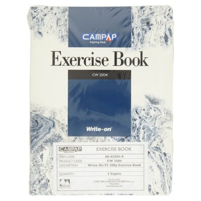 Campap Write-On F5 Exercise Book (60g x 200s) CW 2504