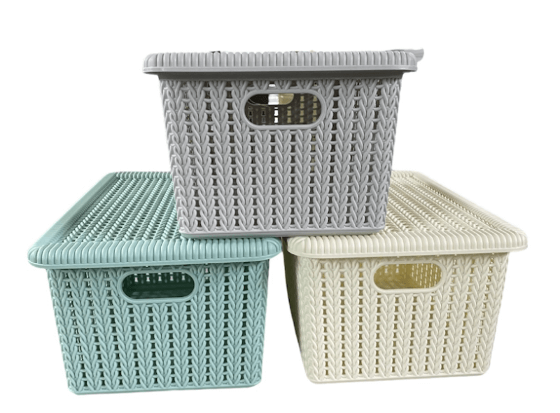 Small Multipurpose Storage Basket Storage Box Bekas Penyimpanan -