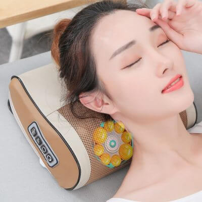 Multifunctional Neck Massager Pillow Infrared Sore Neck Body Relax Tired Comfort Mesin Urut Tengkuk Leher Sakit Badan Pelbagai Fungsi -