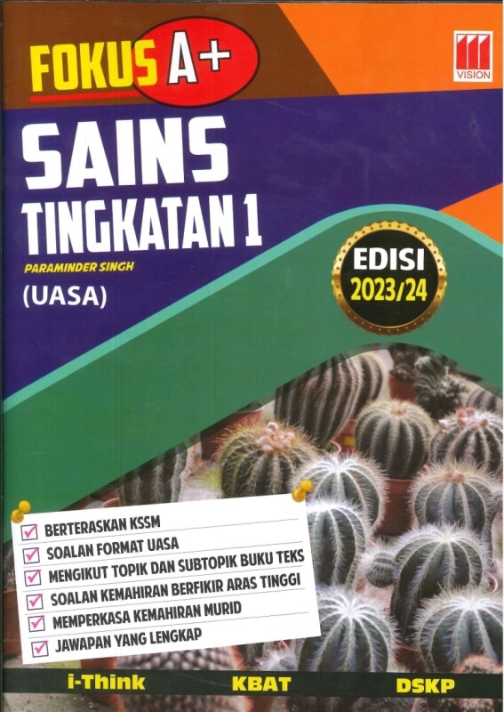 FOKUS A+SAINS(DLP)UASA EDISI 2023/24 TINGKATAN 1 2023