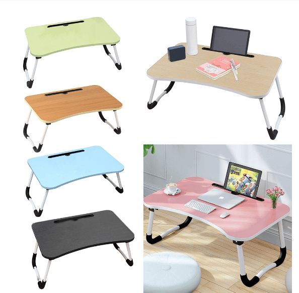Foldable Table Anti-slip Bed Mini Table Laptop Table Notebook Table Ready Stock Meja Computer Study Table