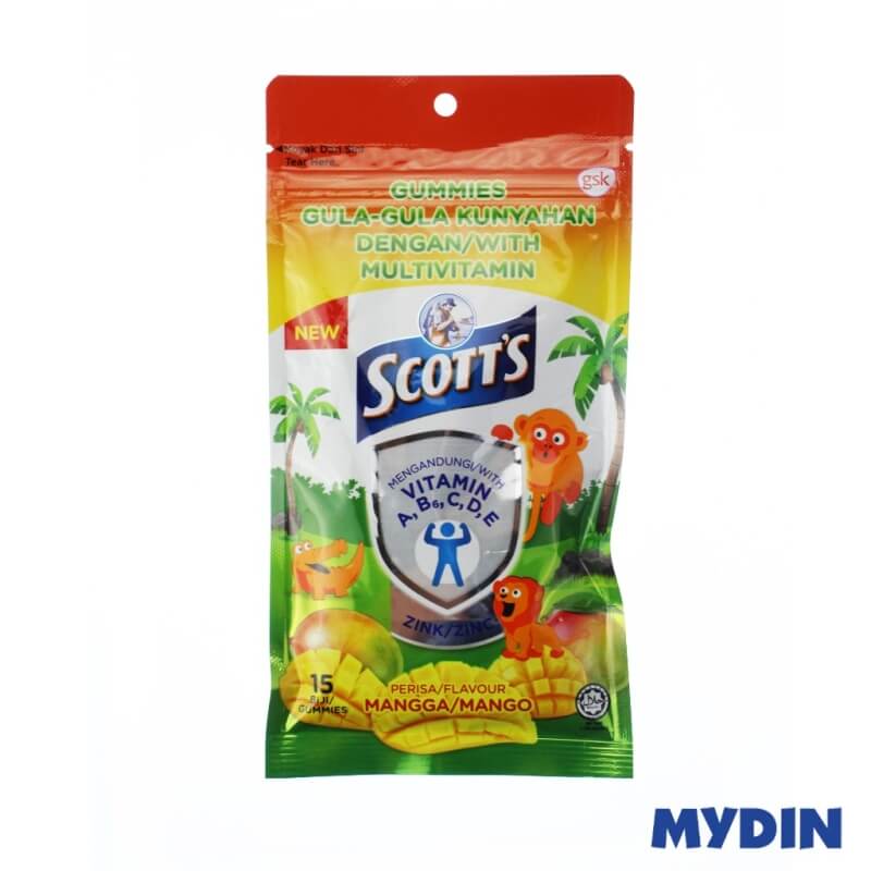 Scotts Multivitamin Gummies (15’s) - Mango
