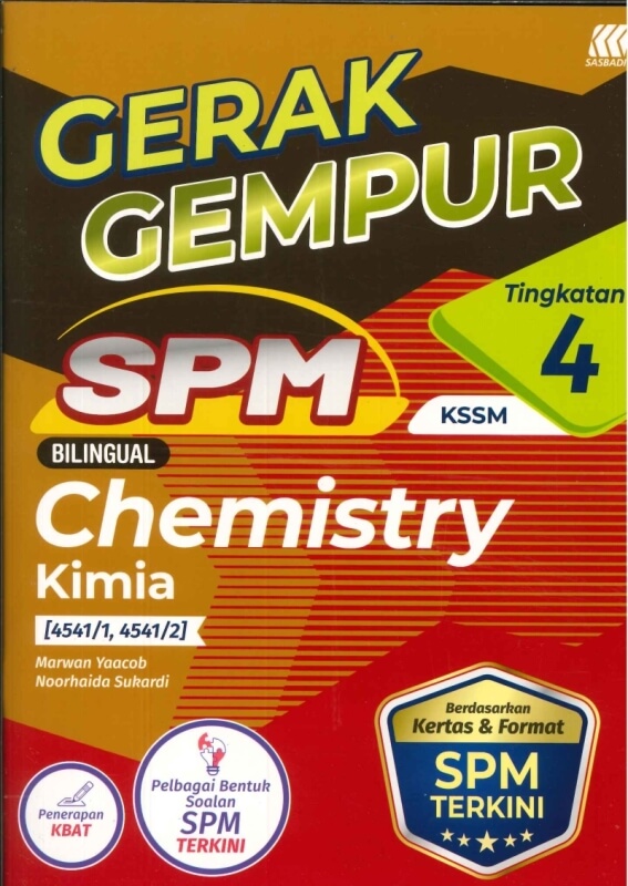 GERAK GEMPUR CHEMISTRY/KIMIA(BILINGUAL)(4541/1,4541/2)TINGKATAN 4 KSSM SPM 2023