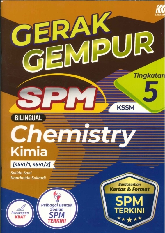 GERAK GEMPUR CHEMISTRY/KIMIA(BILINGUAL)(4541/1,4541/2)TINGKATAN 5 KSSM SPM 2023