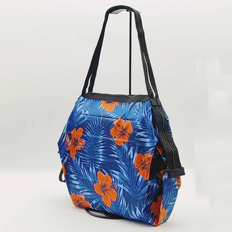 POPCORNGREEN58 Eco-Friendly Foldable Tote Bag (Flower)