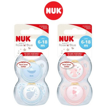 NUK Latex Soother Twin Pack 6-18M
