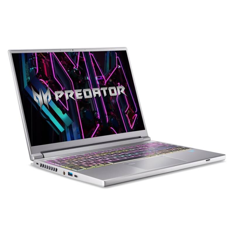 Acer Predator Triton 14 PT14-51-748Q Gaming Laptop NH.QLQSM.001 Sparkly Silver Intel i7-13700H 32GB Ram 1TB SSD Nvidia RTX 4070 8GB 14-INCH 165Hz WQXGA Ultra Slim Wi-Fi 6E Win 11