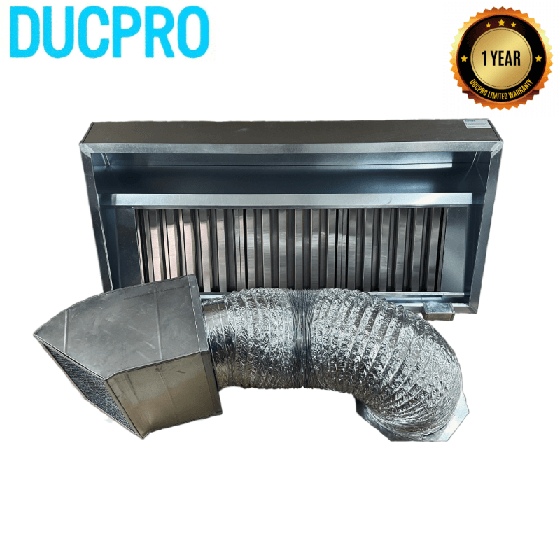 Ducpro 6 Feet (180 cm) Set Commercial Kitchen Exhaust Cooker Hood