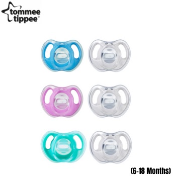 Tommee Tippee Ultra Light Soothers Twin Pack (6-18 Months) - RANDOM