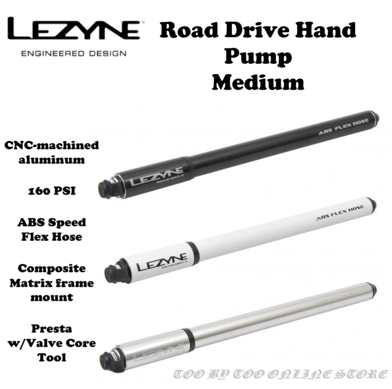 LEZYNE Road Drive Mini Bicycle Hand Pump High Pressure Mini Pump 160psi