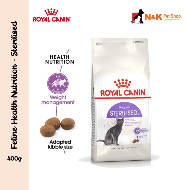 Royal Canin Regular Sterilised 37 (0.4kg) Adult Dry Cat Food - Feline Health Nutrition