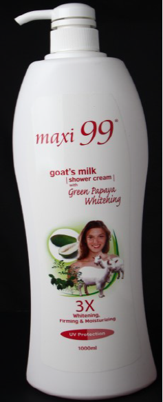 Shower Cream Green Papaya Whitening
