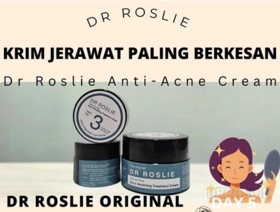 [ Dr Roslie Anti-Acne Cream Berkesan 100% ] (Ship in 24Hr 🚚) 🔥 (Ready Stock) Krim jerawat