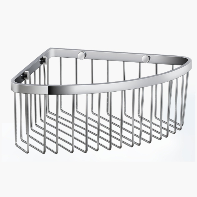 TAPI 230mm Stainless Steel Corner Bathroom Basket