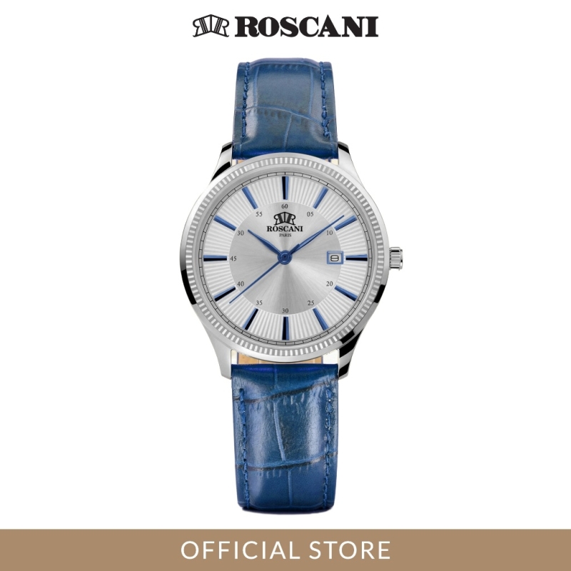 Roscani Carmen 427C Leather Women Watch | Lightweight | Stainless Steel | Casual Watch | Jam Tangan