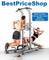 Multifunction Chin Pull Up Dip Tower Gym Station Sit Up Benc...