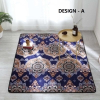 Flower Stylish Design Carpet / Rug / Floor Mat / Size - 190CM X 190 CM