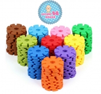 Kid Baby Educational Toys Multicolor Snowfake Creative Puzzle Diy