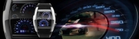 Korea Design LED Watch Car Racing RPM Speedometer