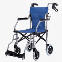 Blue Lohas Air Compact Lightweight Travel Wheelchair w/ Bag 8.5kg (16")