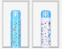 Cartoon Insulate Stainless Steel Vacuum Thermos Flask With Flip Lock