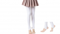 Fashion Quality Leggings Sheer White (Stirrup)