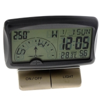CAR Multifunction Digital Auto Car Navigation Compass +Clock/Temperature Thermometer