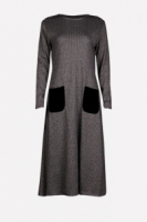 Fashion Classic Long Modern Jubah Dress With Pockets
